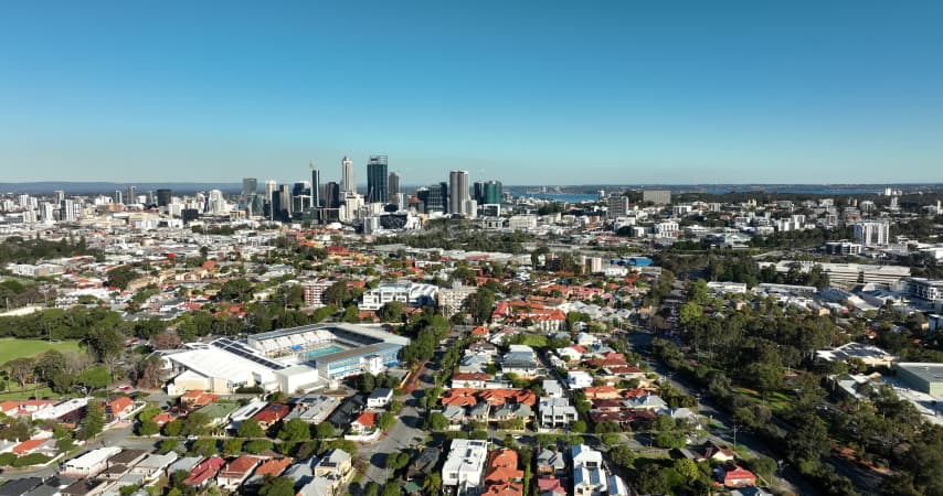 Aerial Image of NORTH PERTH