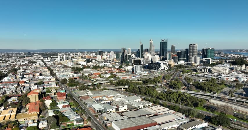 Aerial Image of WEST PERTH
