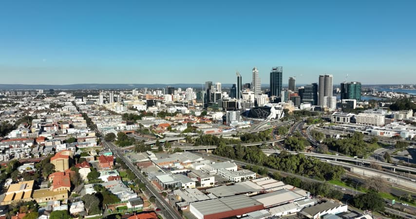 Aerial Image of WEST PERTH