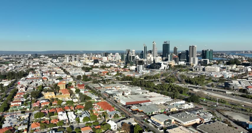 Aerial Image of WEST PERTH