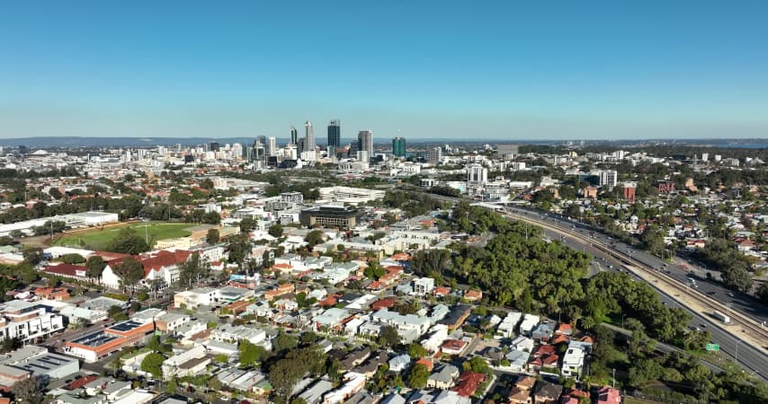 Aerial Image of LEEDERVILLE