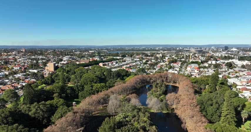 Aerial Image of HYDE PARK PERTH WA