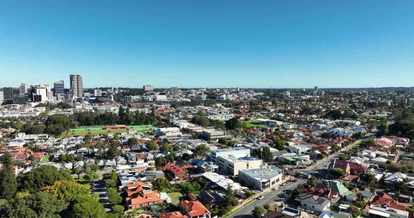 Aerial Image of WEST PERTH