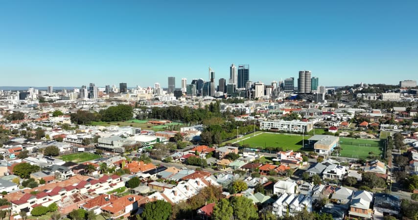 Aerial Image of WEST PERTH