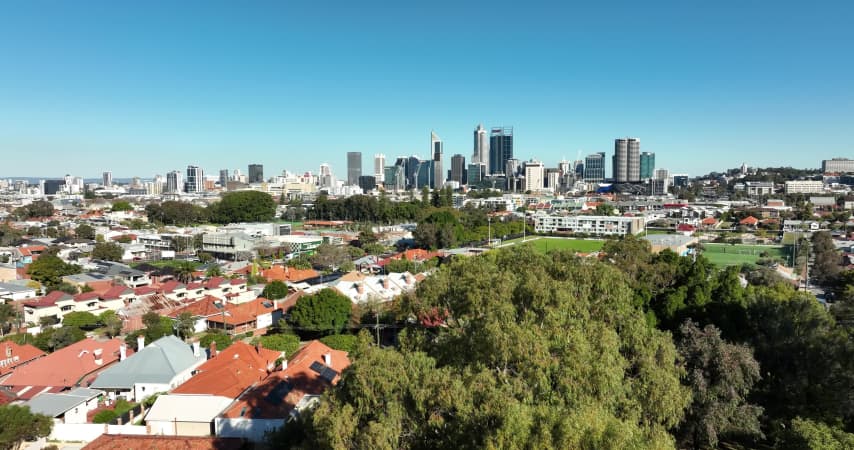 Aerial Image of WEST PERTH