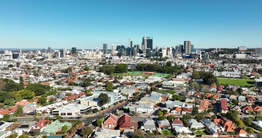 Aerial Image of WEST PERTH