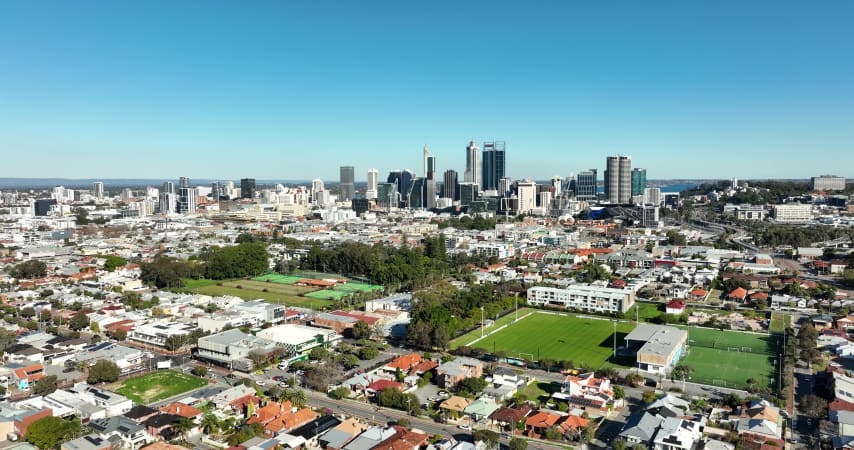 Aerial Image of WEST PERTH