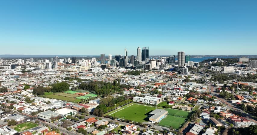 Aerial Image of WEST PERTH