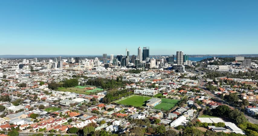 Aerial Image of WEST PERTH