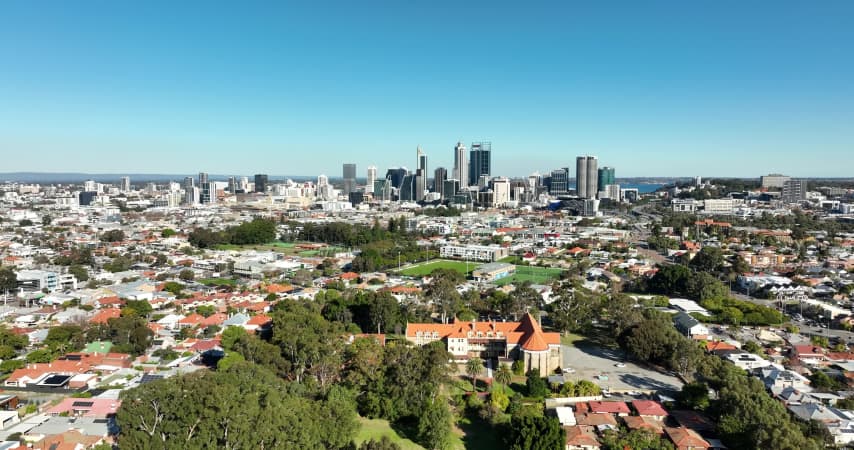 Aerial Image of NORTH PERTH