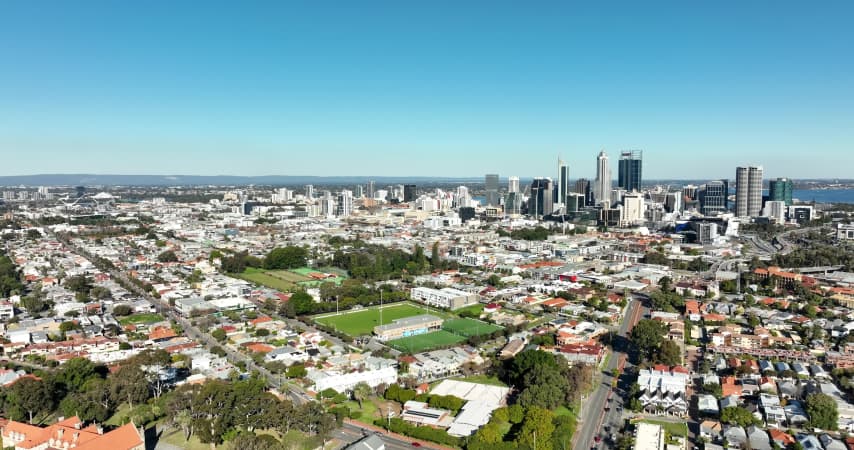 Aerial Image of WEST PERTH