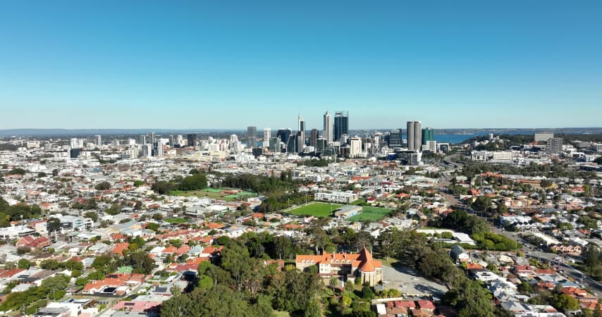 Aerial Image of NORTH PERTH
