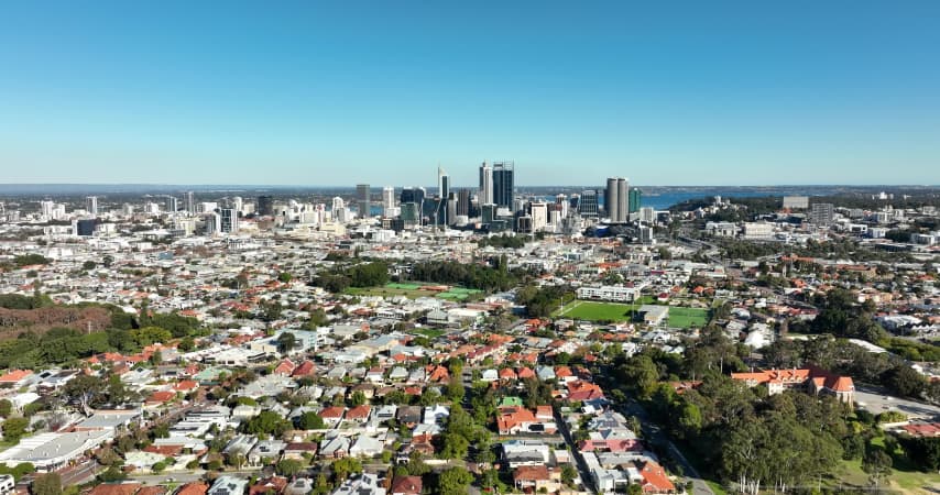 Aerial Image of WEST PERTH