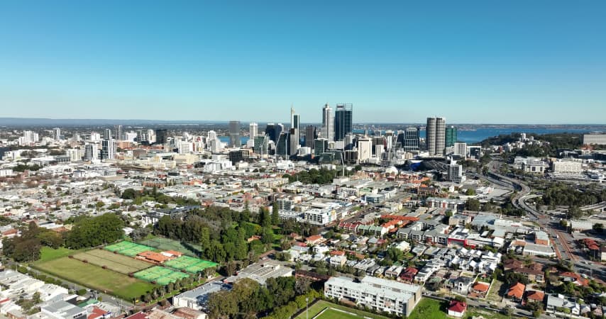 Aerial Image of WEST PERTH