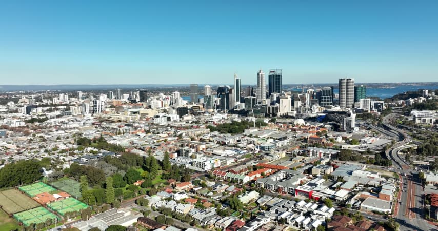 Aerial Image of PERTH CITY