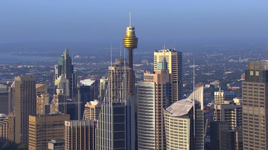 Aerial Image of SYDNEY TOWER AND CBD