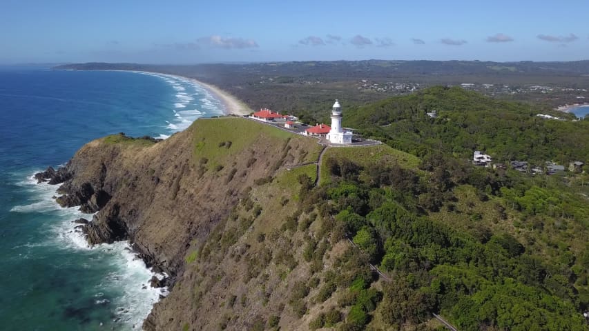 Aerial Image of CAPE BYRON LIGHTHOUSE