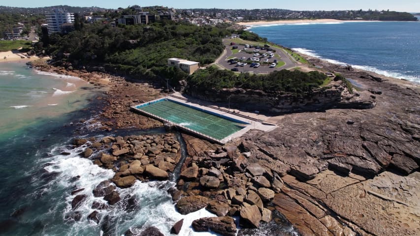 Aerial Image of FRESHWATER ROCKPOOL