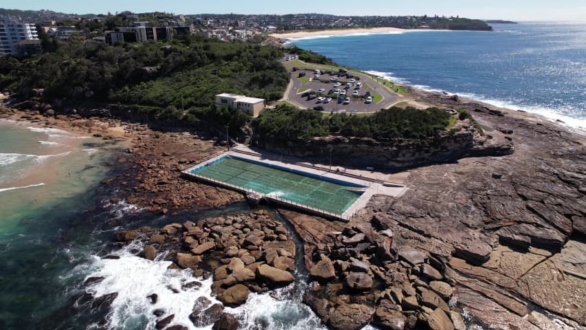 Aerial Image of FRESHWATER ROCKPOOL