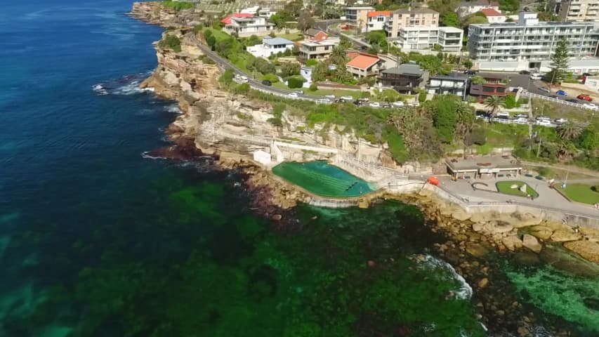 Aerial Image of BRONTE BATHS