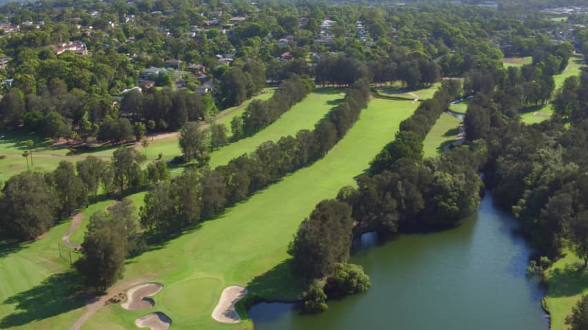 Aerial Image of BAYVIEW GOLF COURSE GREENS