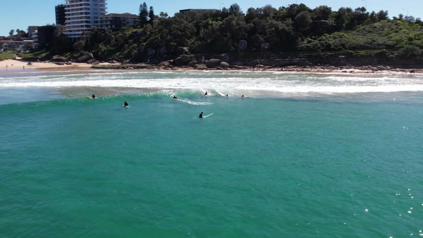 Aerial Image of GENTLE SURF AT FRESHWATER BEACH