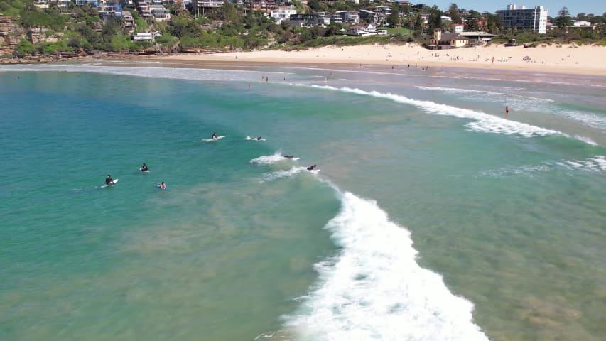 Aerial Image of FRESHWATER BEACH SURFING