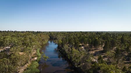 Aerial Image of LITTLE DESERT NATIONAL PARK WIMMERA RIVER