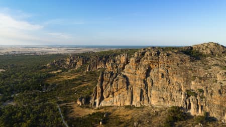 Aerial Image of MT ARAPILES SUNRISE CLIFFS WIMMERA-MALLEE