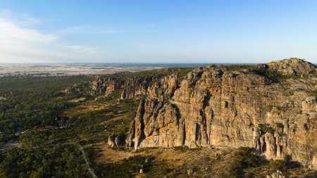 Aerial Image of MT ARAPILES SUNRISE WIMMERA-MALLEE CLIFFS