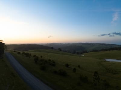 Aerial Image of COALVILLE SUNSET GIPPSLAND VICTORIA BACK ROADS
