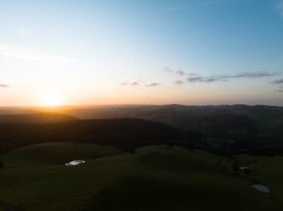 Aerial Image of COALVILLE SUNSET GIPPSLAND VICTORIA PADDOCKS