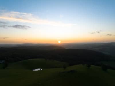 Aerial Image of COALVILLE SUNSET GIPPSLAND VICTORIA FARMLAND