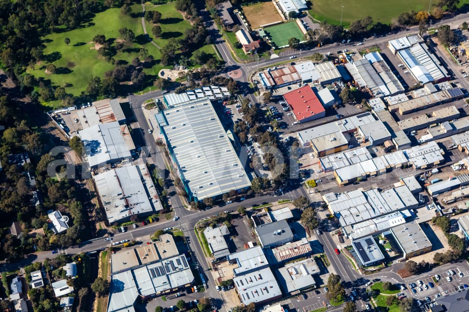 Aerial Image of Eltham, Victoria, Australia