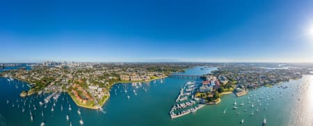 Aerial Image of DRUMMOYNE PANORAMIC