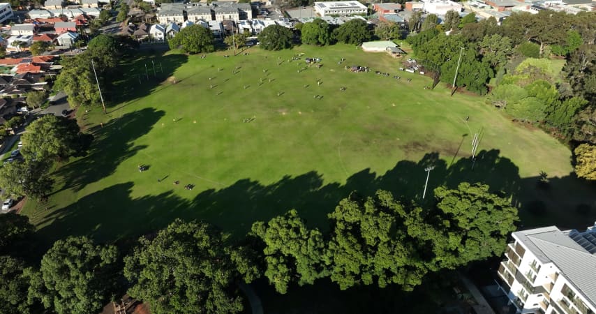 Aerial Image of HENDERSON PARK FOOTBALL GAME