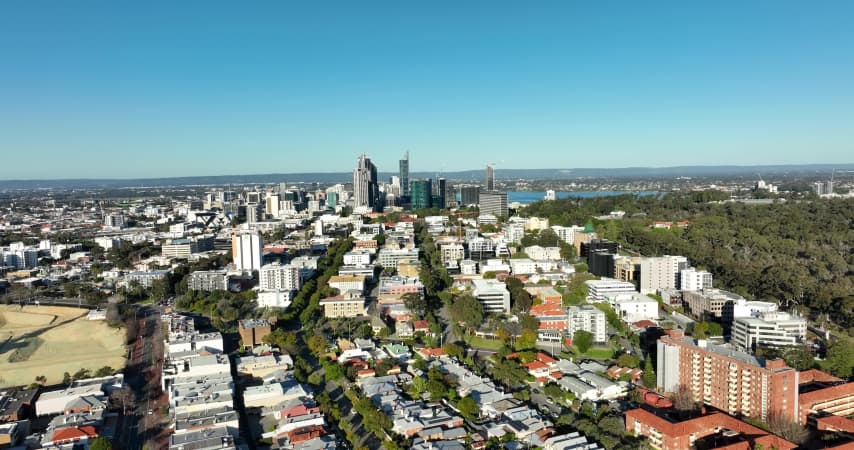 Aerial Image of WEST PERTH
