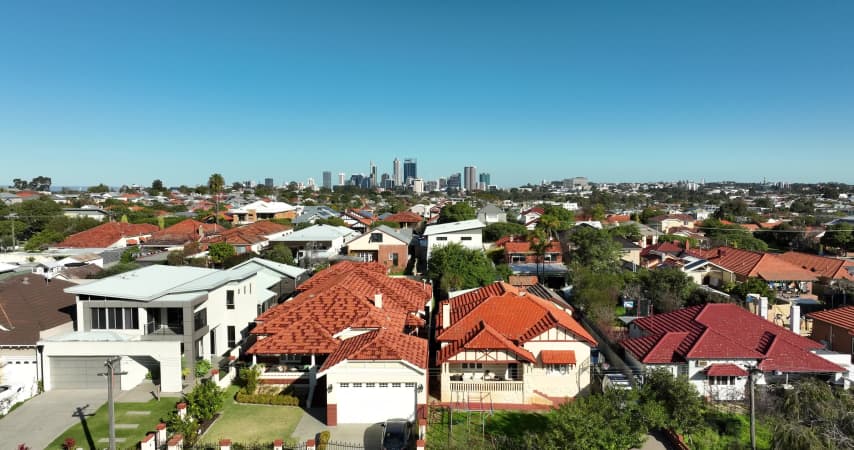 Aerial Image of NORTH PERTH