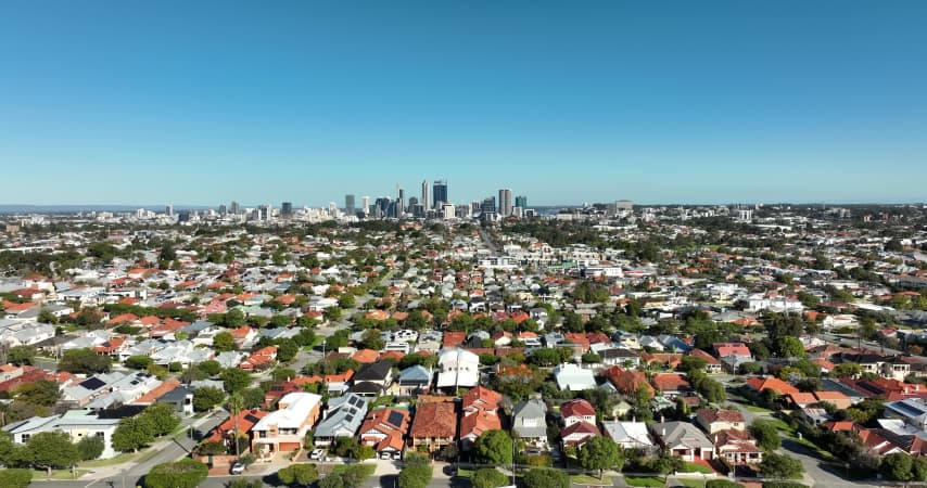 Aerial Image of NORTH PERTH