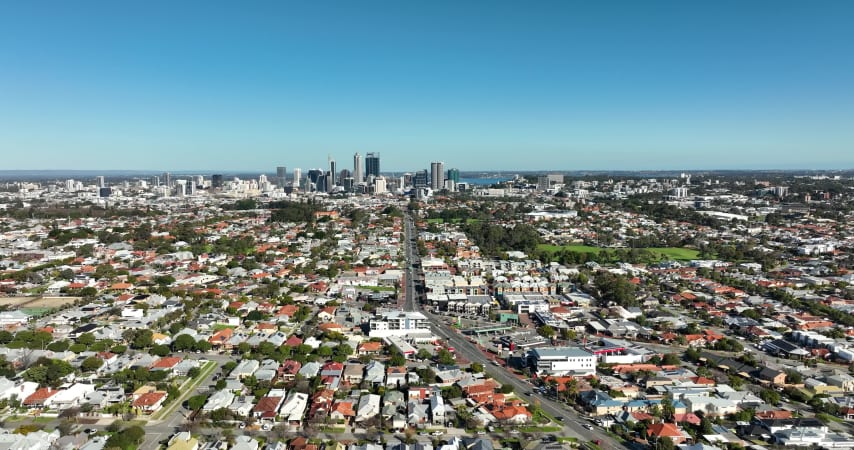 Aerial Image of NORTH PERTH