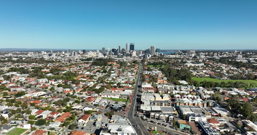 Aerial Image of NORTH PERTH