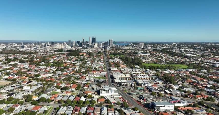 Aerial Image of NORTH PERTH