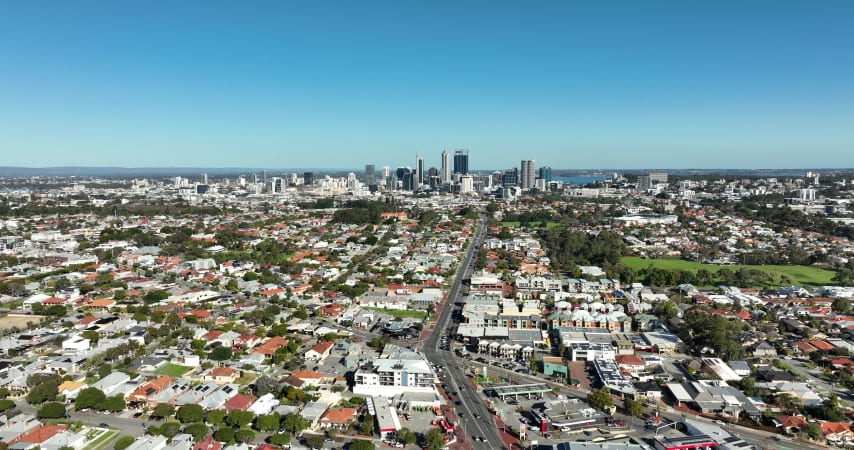 Aerial Image of NORTH PERTH