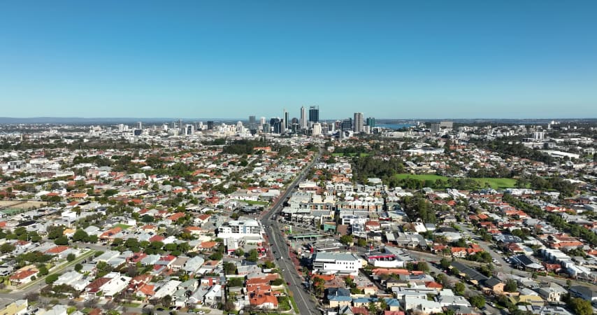 Aerial Image of NORTH PERTH