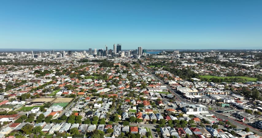 Aerial Image of NORTH PERTH
