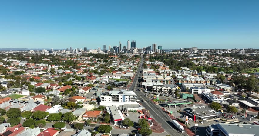 Aerial Image of NORTH PERTH