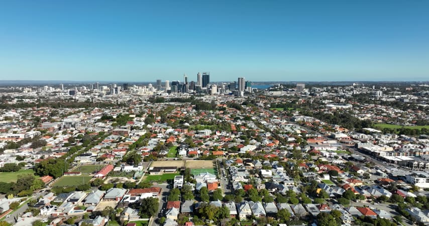Aerial Image of NORTH PERTH