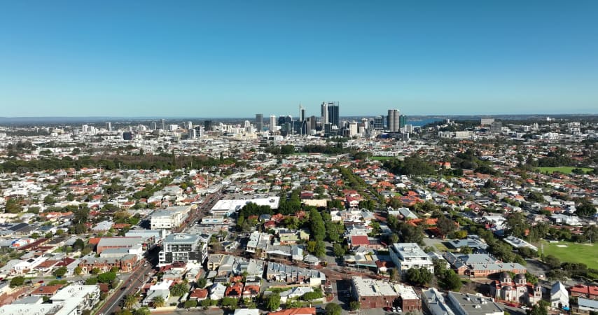 Aerial Image of NORTH PERTH