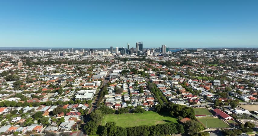 Aerial Image of NORTH PERTH
