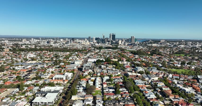 Aerial Image of NORTH PERTH